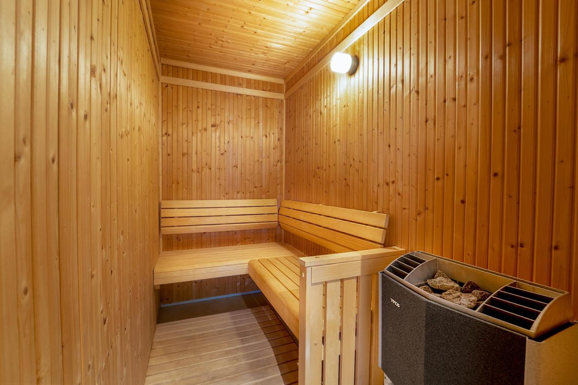 แกรนด์ ไฮแอท โดฮา Hotel ภายนอก รูปภาพ A modern Finnish sauna